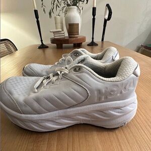 Hoka Women's Cream Sneakers